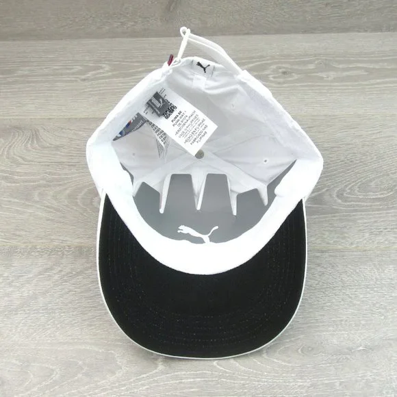 Puma BMW M Motorsport White Baseball Cap Hat Adult One Size Fit NEW - Picture 10 of 14